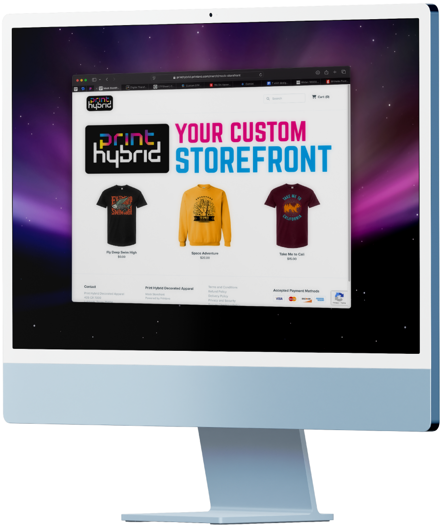Mac-Custom-Storefront custom storefront for DTF